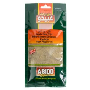 Abido poivre noir moulu 50g